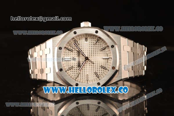 Audemars Piguet Royal Oak 41mm Clone AP 3120 All Steel White Dial 15400ST.OO.1220ST.02 - Click Image to Close